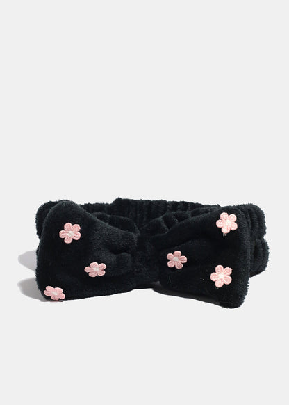 Blossom Plush Spa Bow Headband