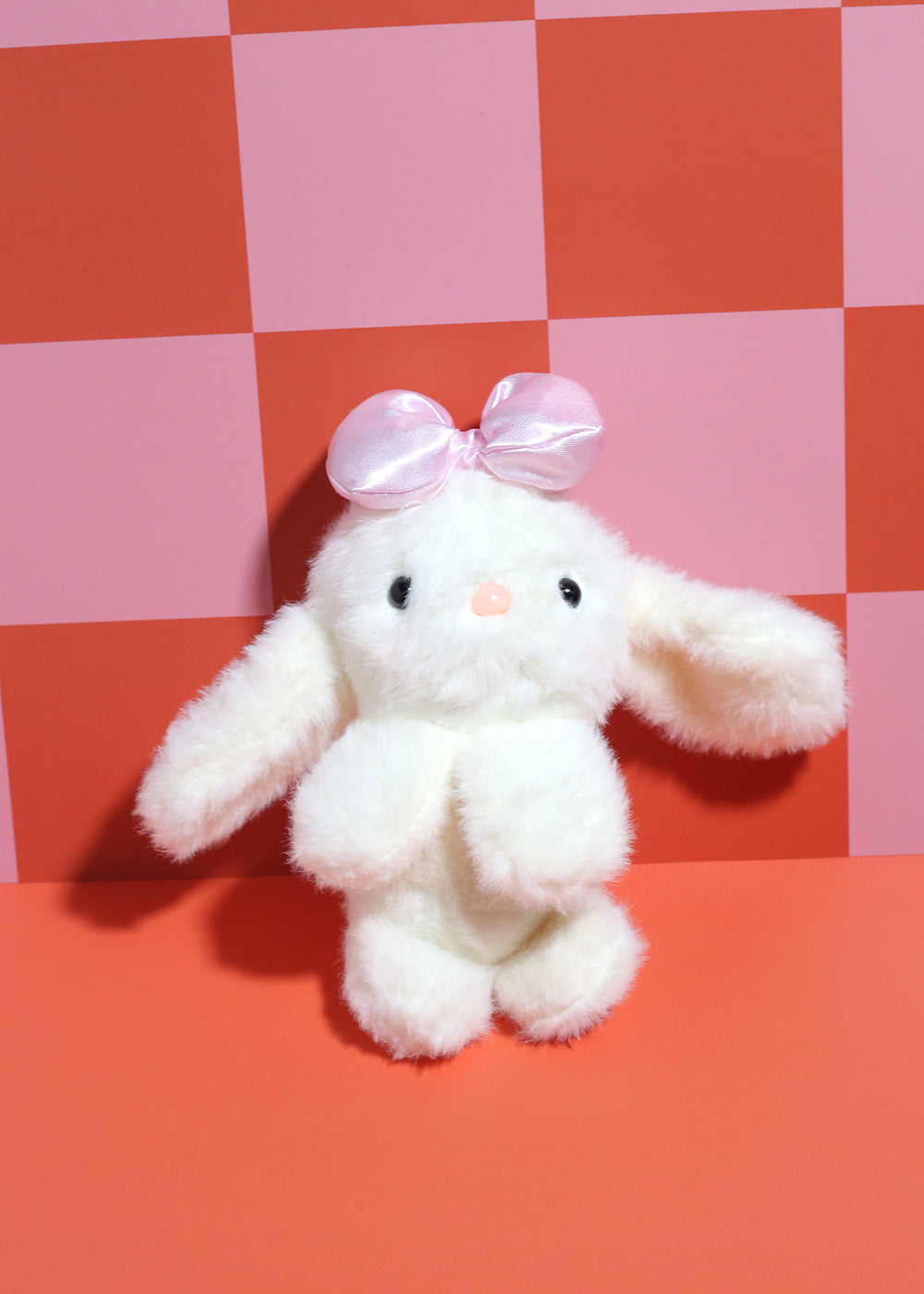 Sweet Bow Bunny Plush Keychain