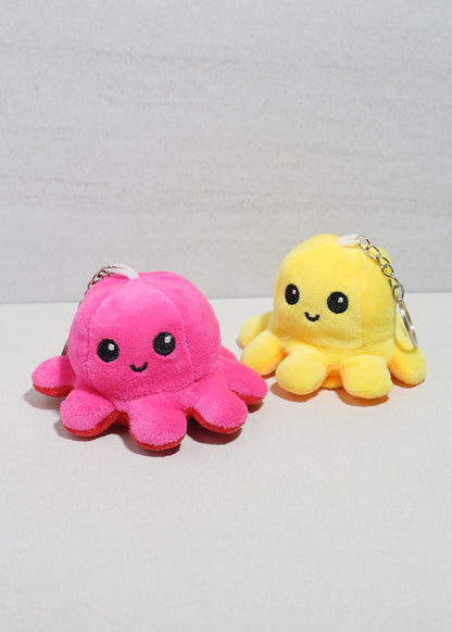 Mood Flip Octopus Plush Bag Charm