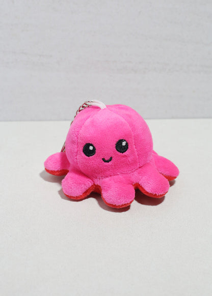 Mood Flip Octopus Plush Bag Charm