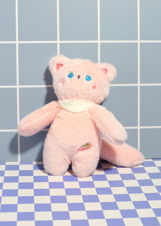 Cozy Kitty Plush Keychain