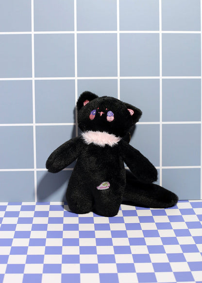 Cozy Kitty Plush Keychain