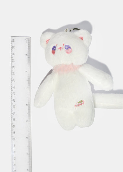 Cozy Kitty Plush Keychain