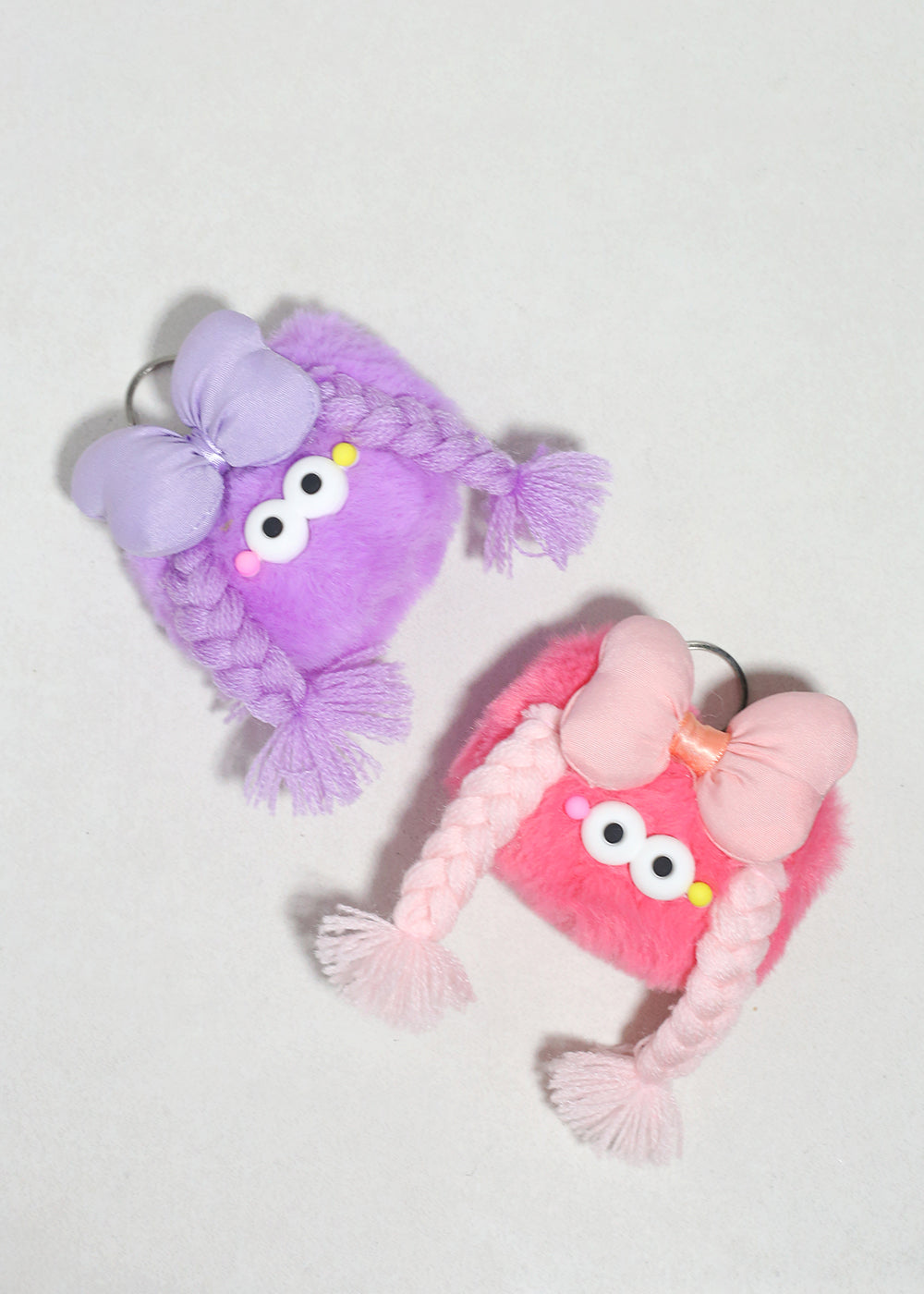 Fluffy Braid Cutie Bag Charm