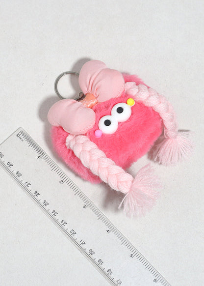 Fluffy Braid Cutie Bag Charm