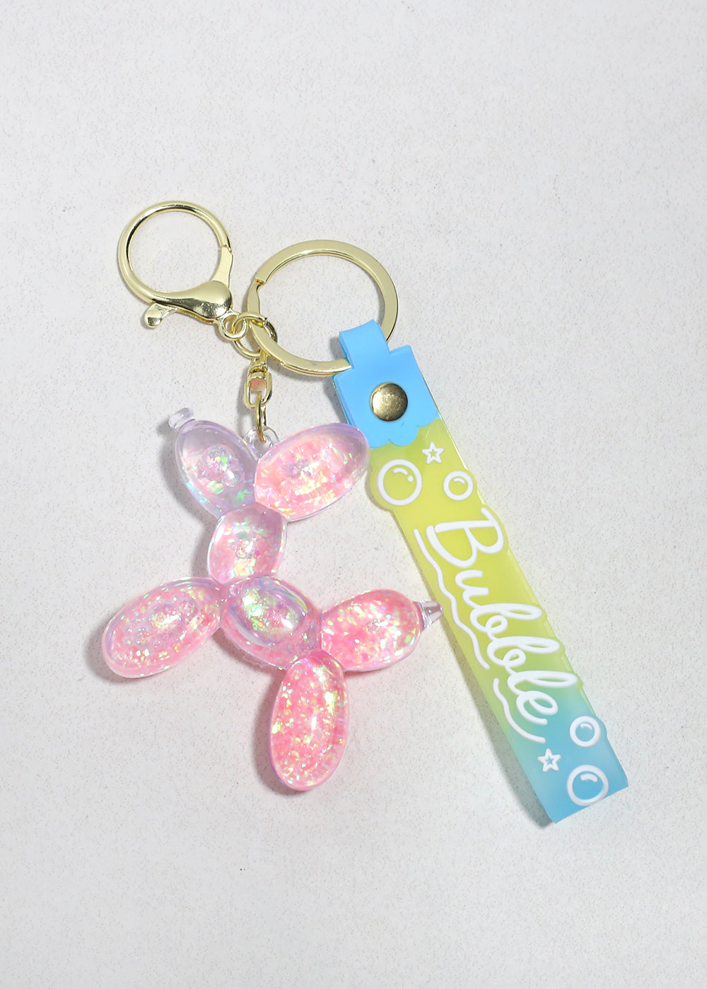 Sparkle Pup Balloon Charm Bag Charm