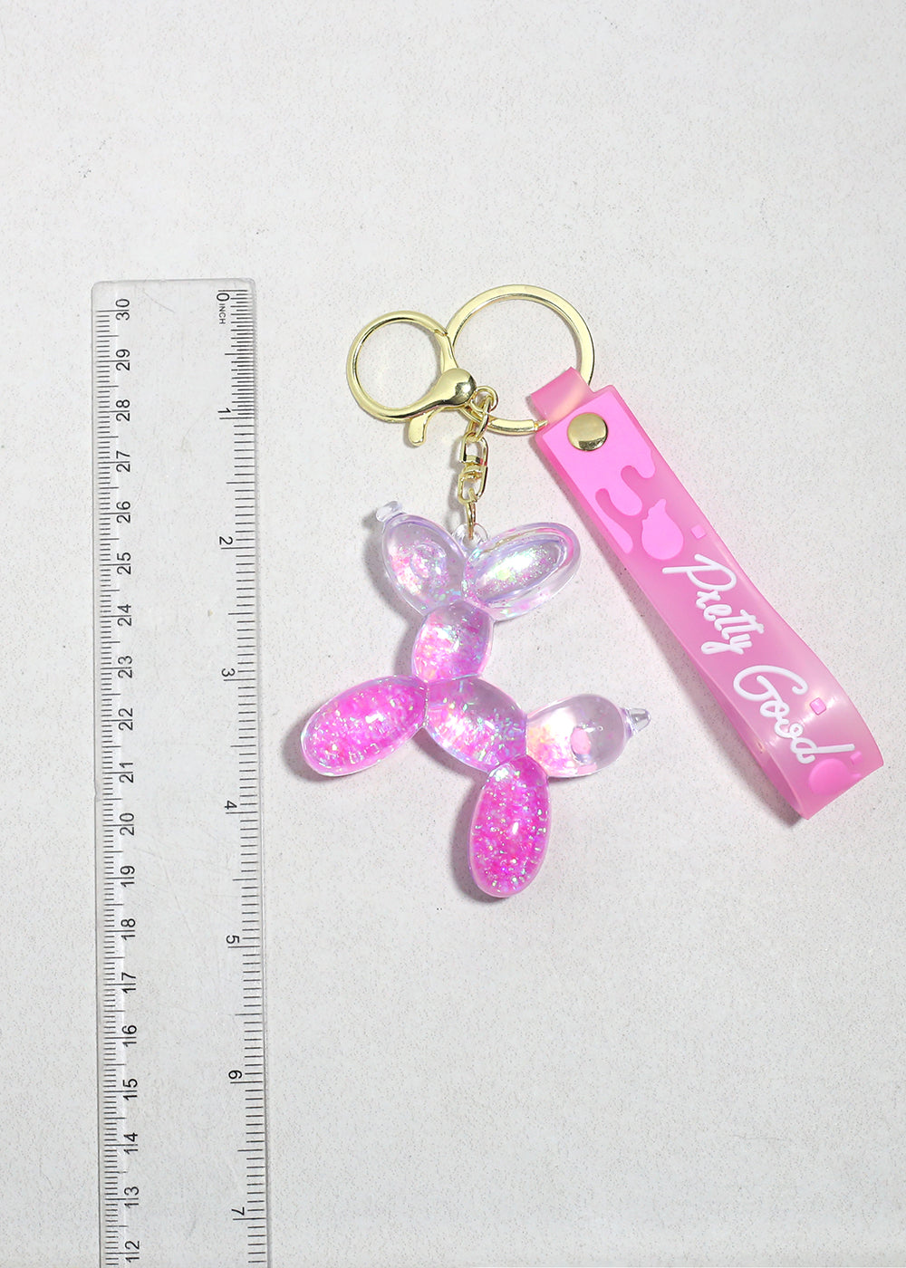 Sparkle Pup Balloon Charm Bag Charm