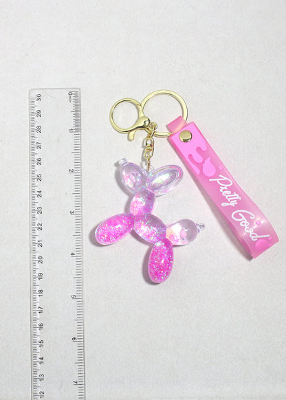 Sparkle Pup Balloon Charm Bag Charm