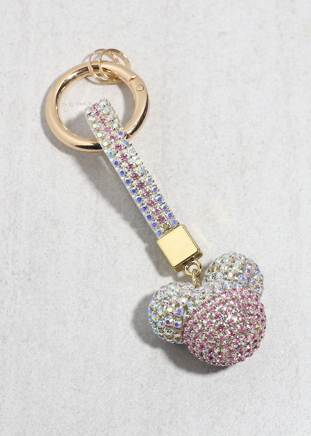 Crystal Bubble Charm Keychain