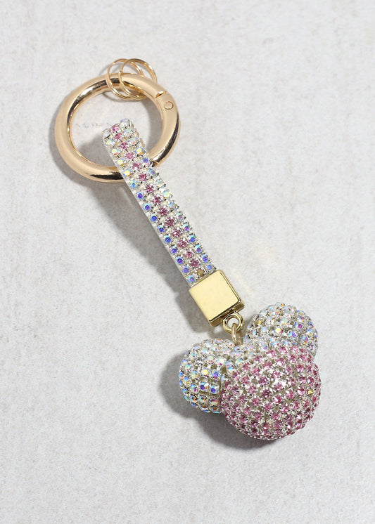 Crystal Bubble Charm Keychain