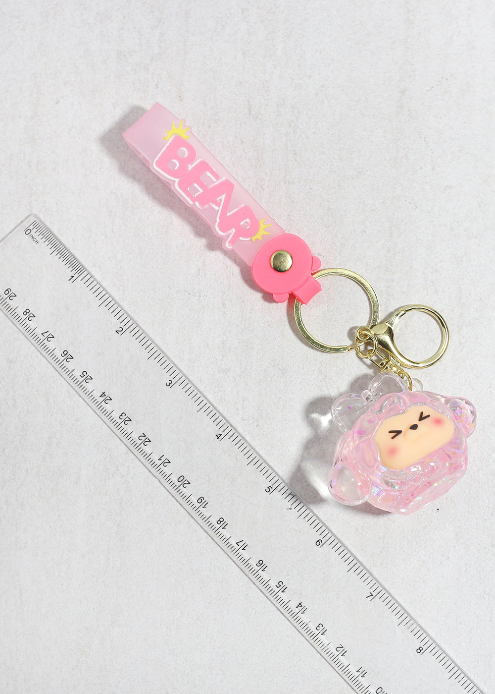 Princess Bear Sparkle Bag Charm