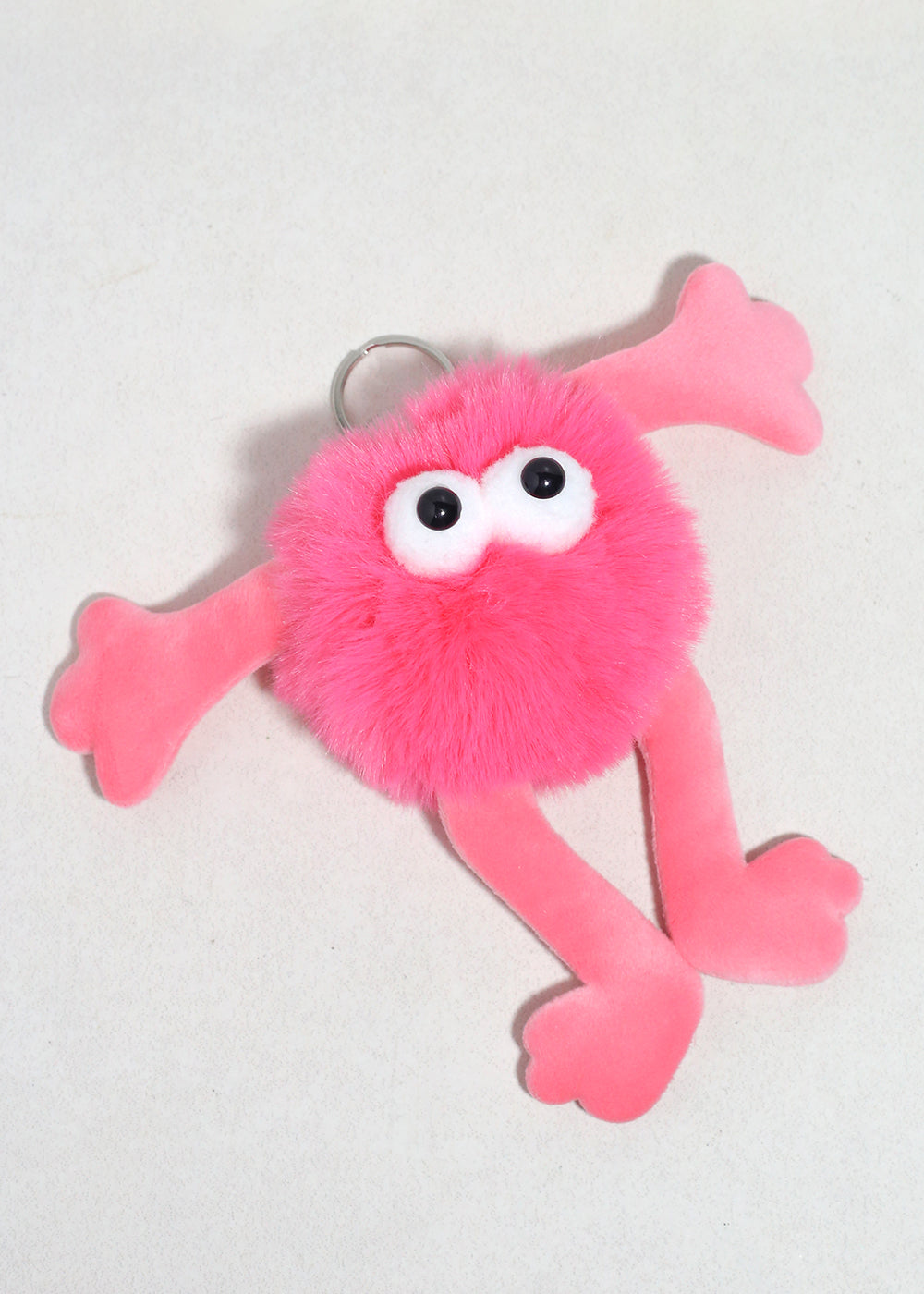 Fluffy Wiggle Monster Plush Bag Charm