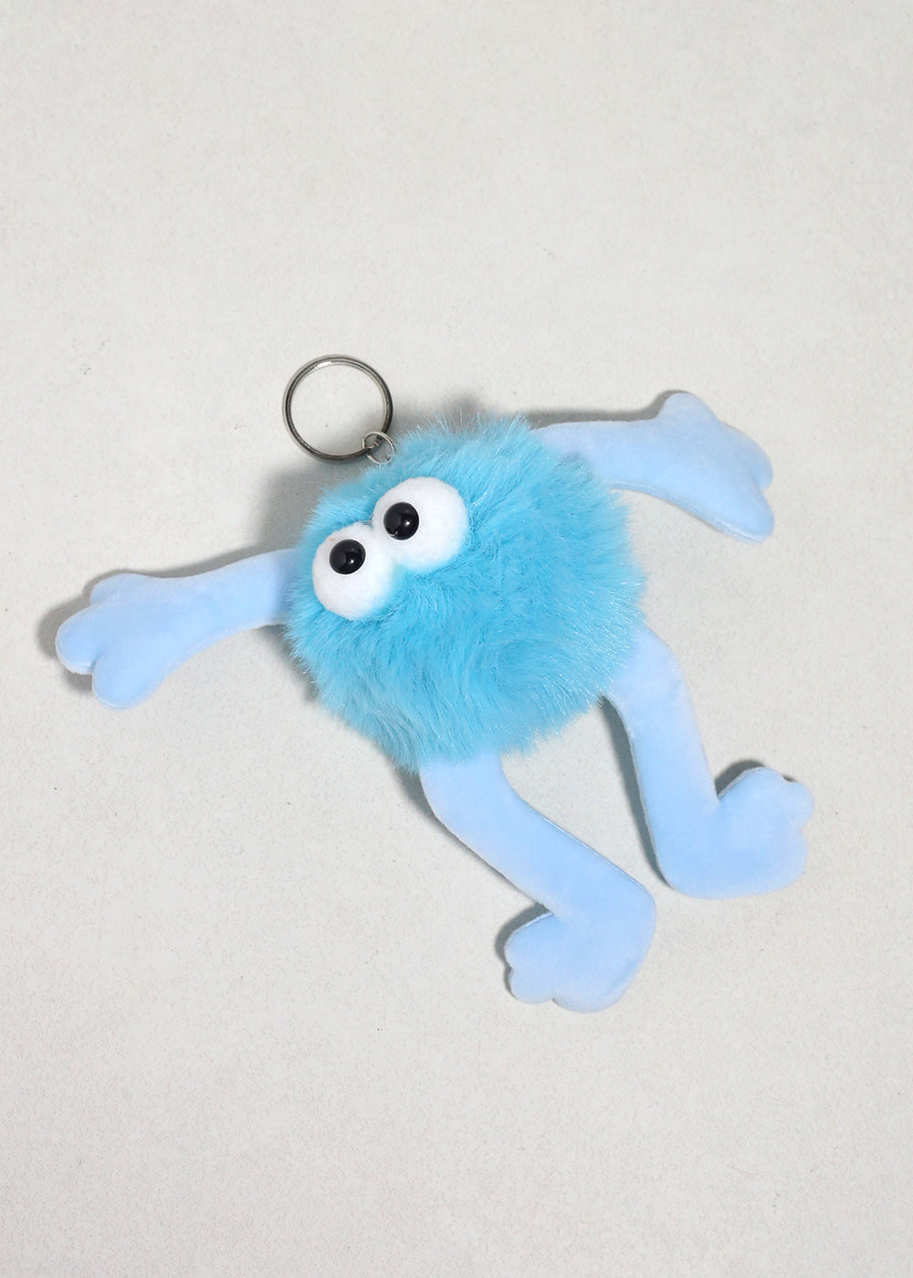 Fluffy Wiggle Monster Plush Bag Charm