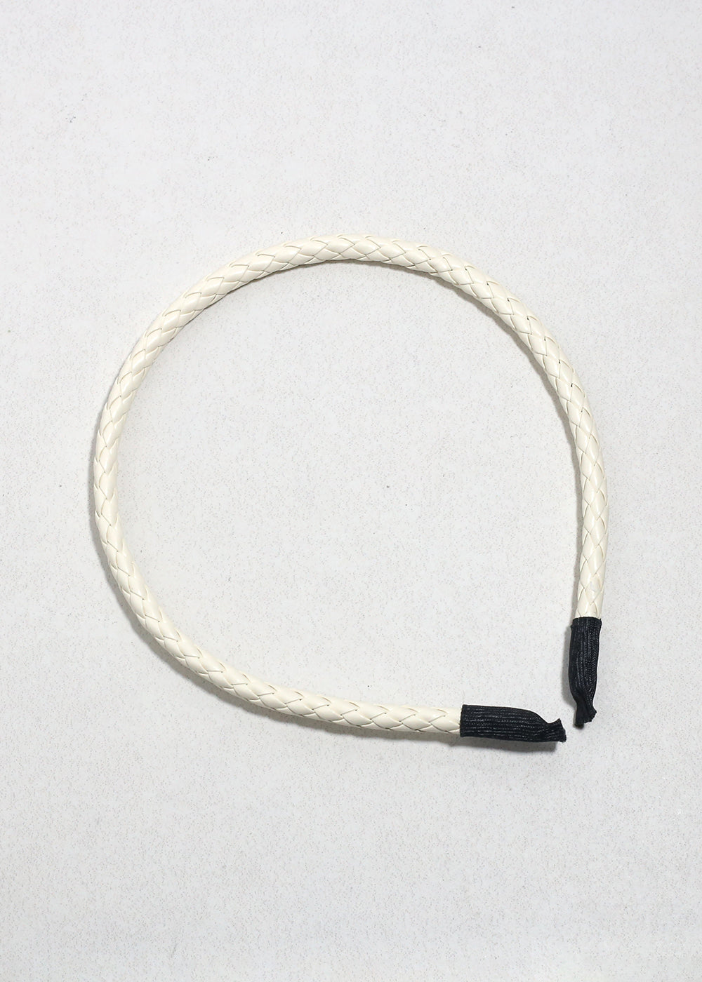 Braided Faux Leather Headband