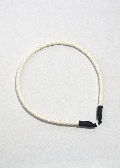 Braided Faux Leather Headband