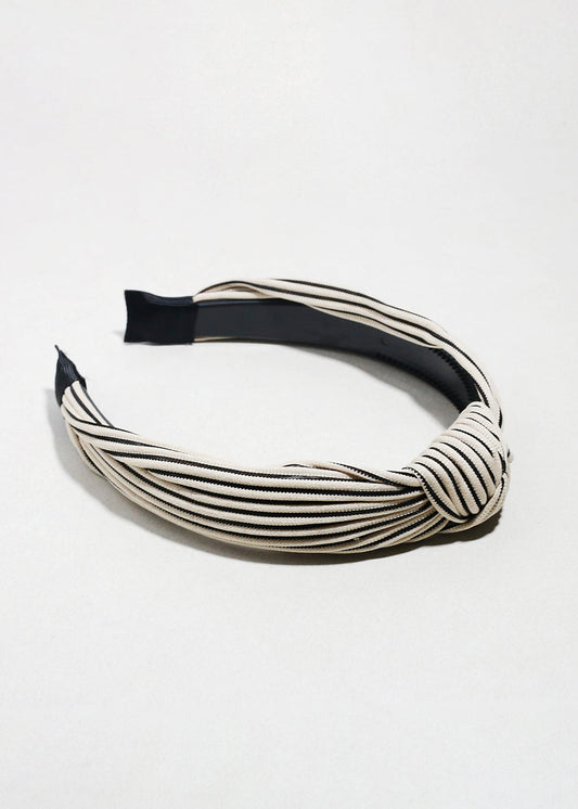 Sculpted Knot Ribbed Headband