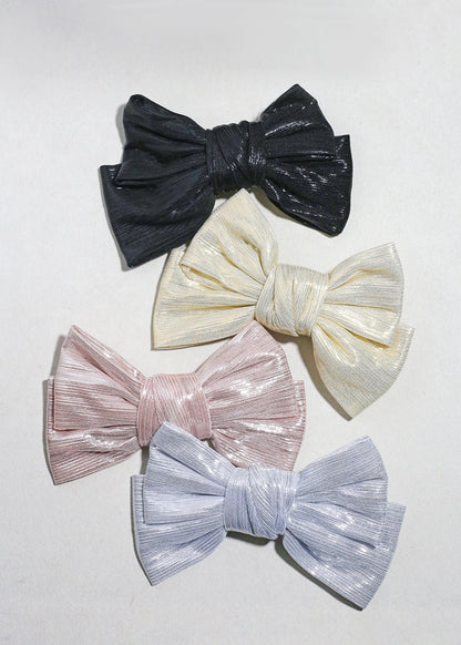 Lumière Sheen Bow Hair Clip