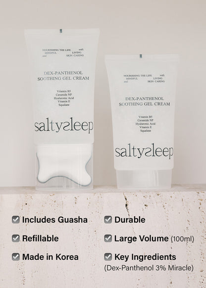 saltysleep Dex-Panthenol Soothing Gel Cream with Guasha 100ml