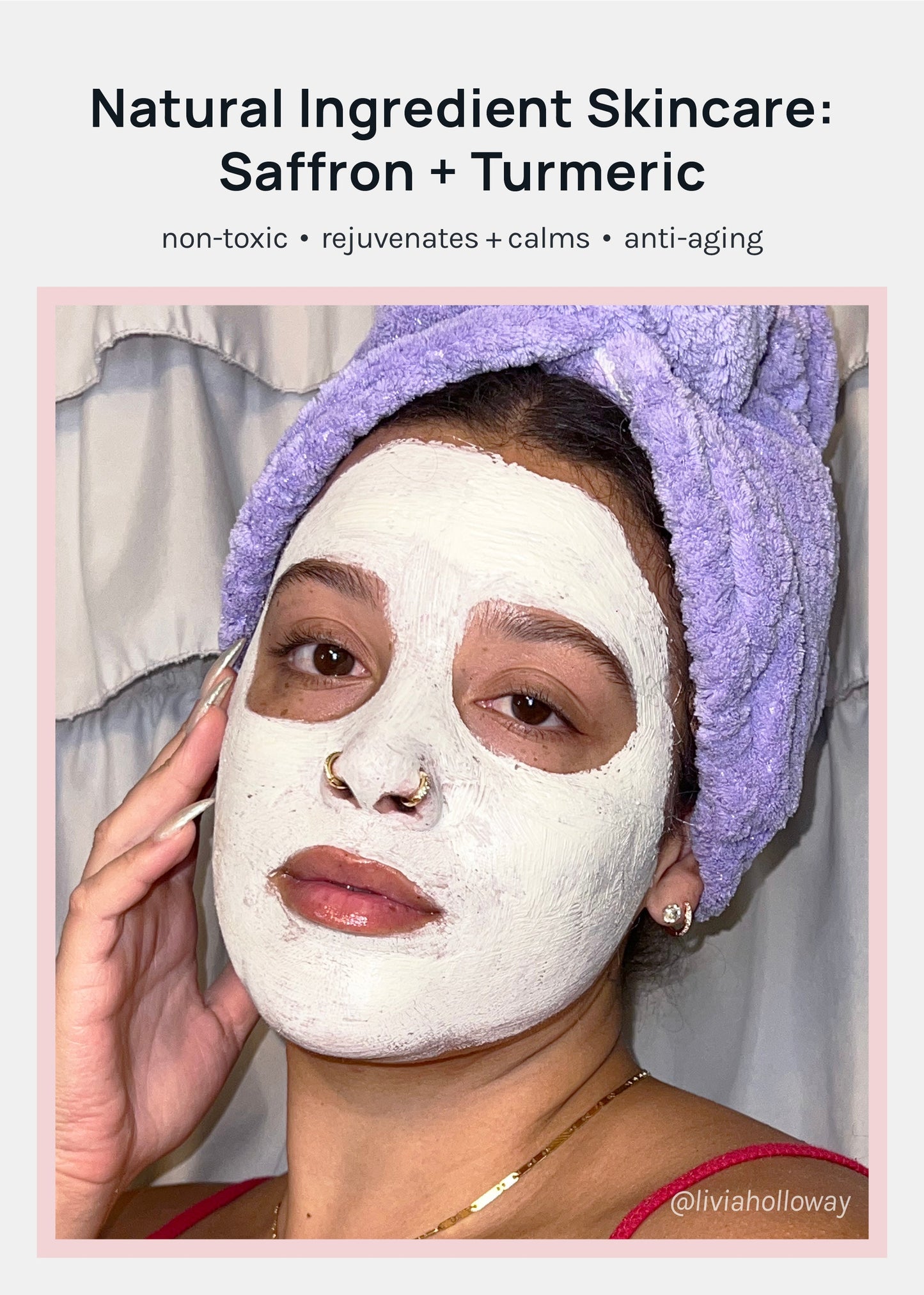 AOA Skin Saffron + Turmeric Face Mask