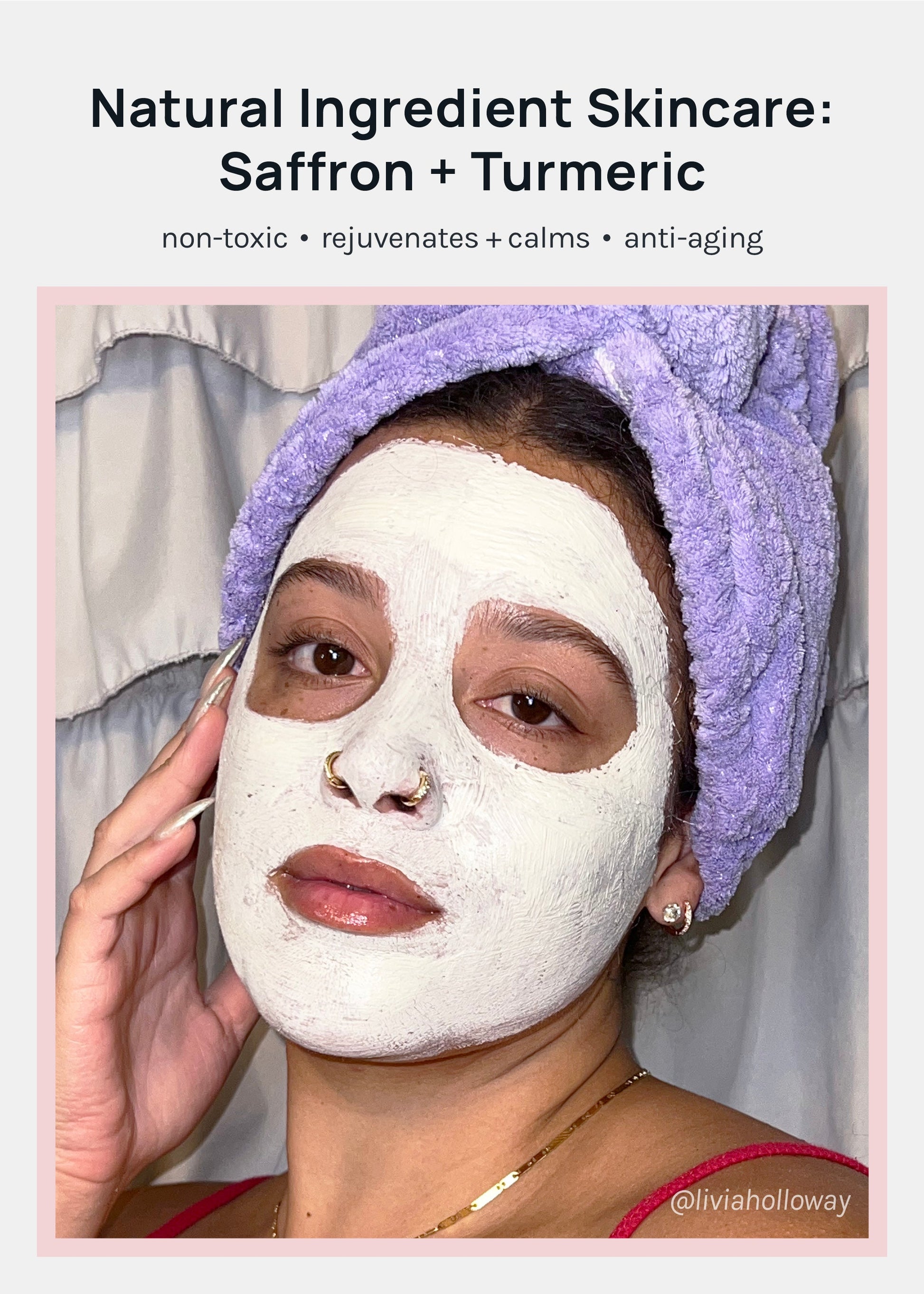 AOA Skin Saffron + Turmeric Face Mask