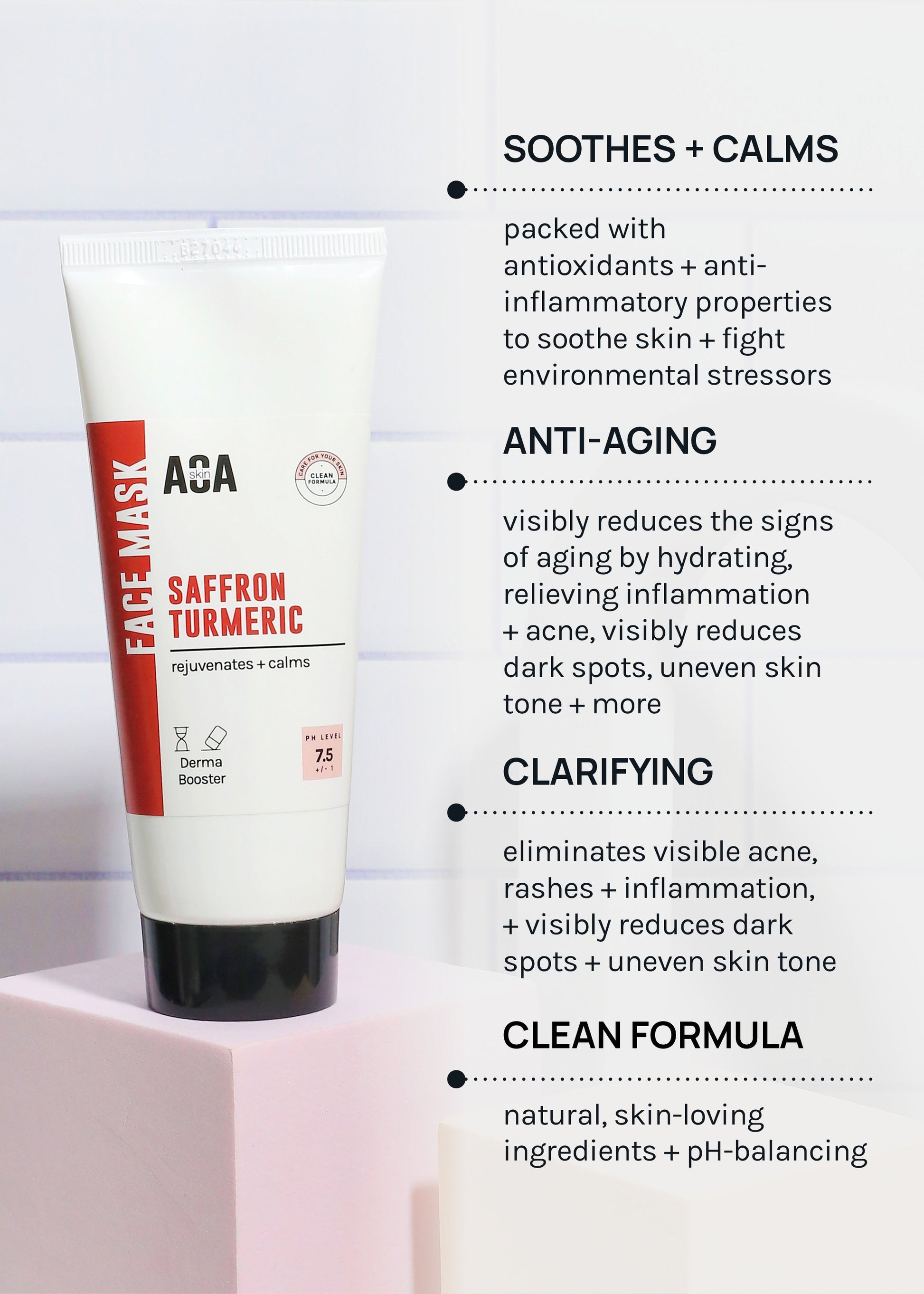 AOA Skin Saffron + Turmeric Face Mask