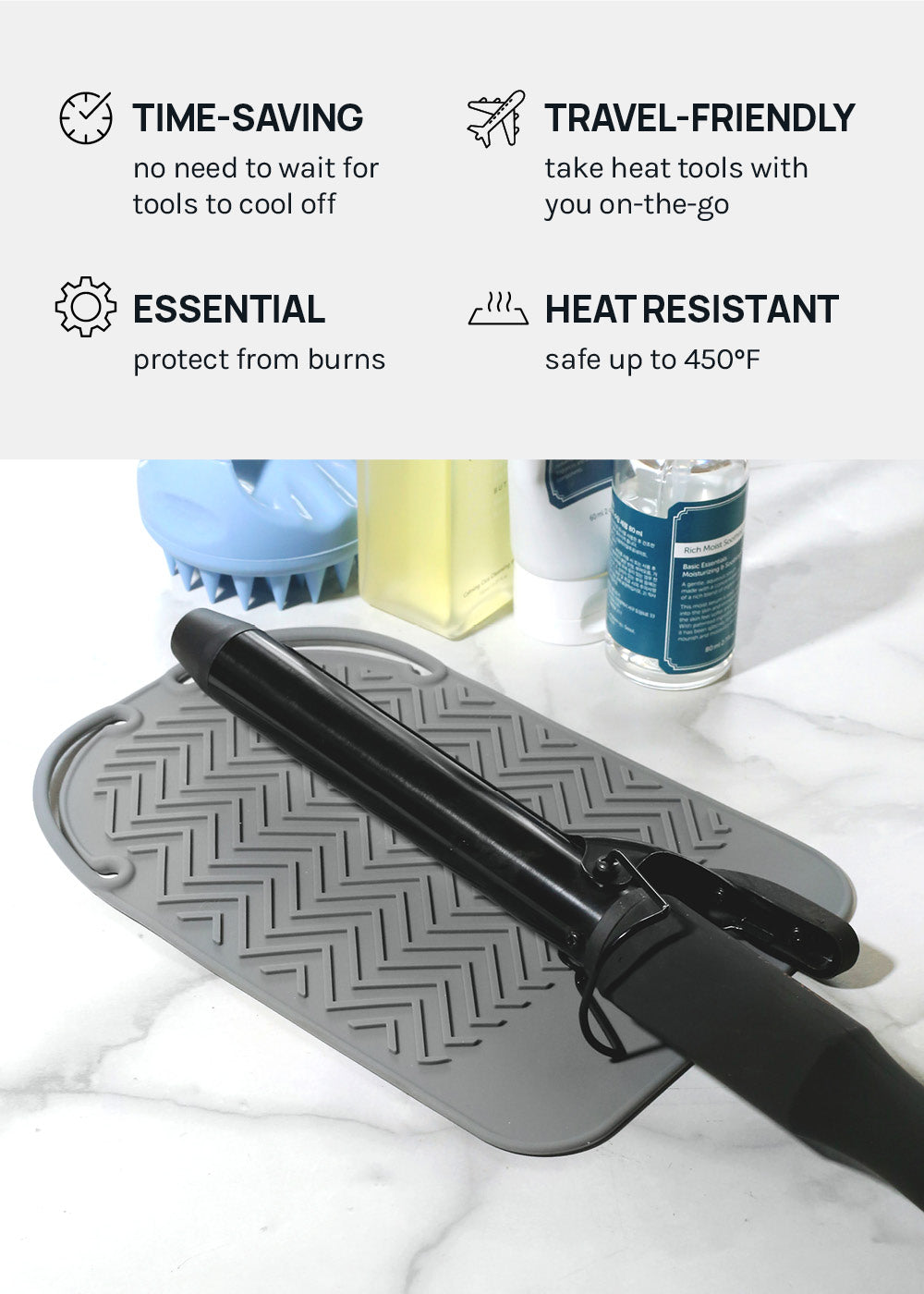 AOA Heat Resistant Hair Tool Mat