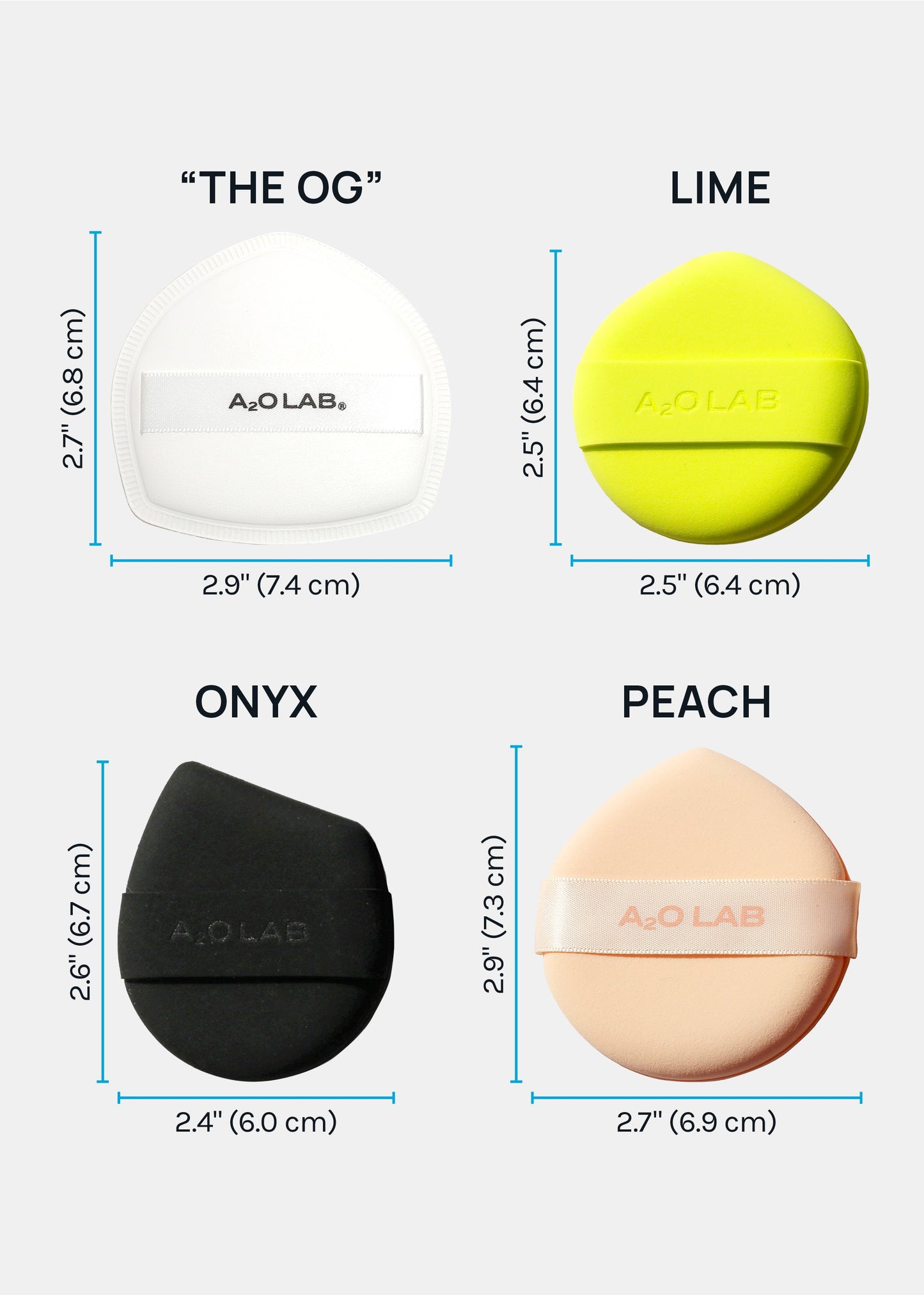 a2o Lab Silky Cloud Sponge – Lime