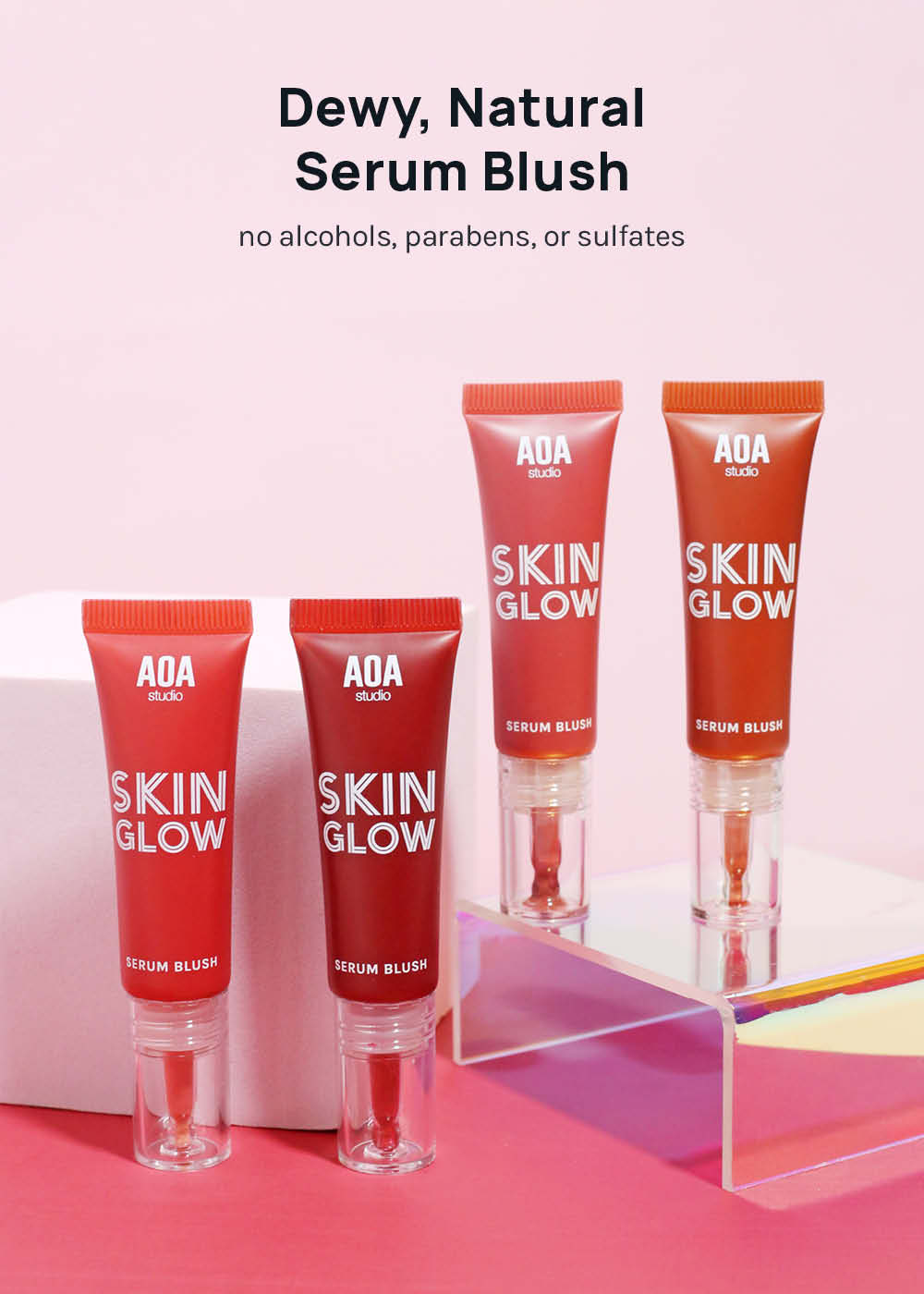 AOA SkinGlow Serum Blush