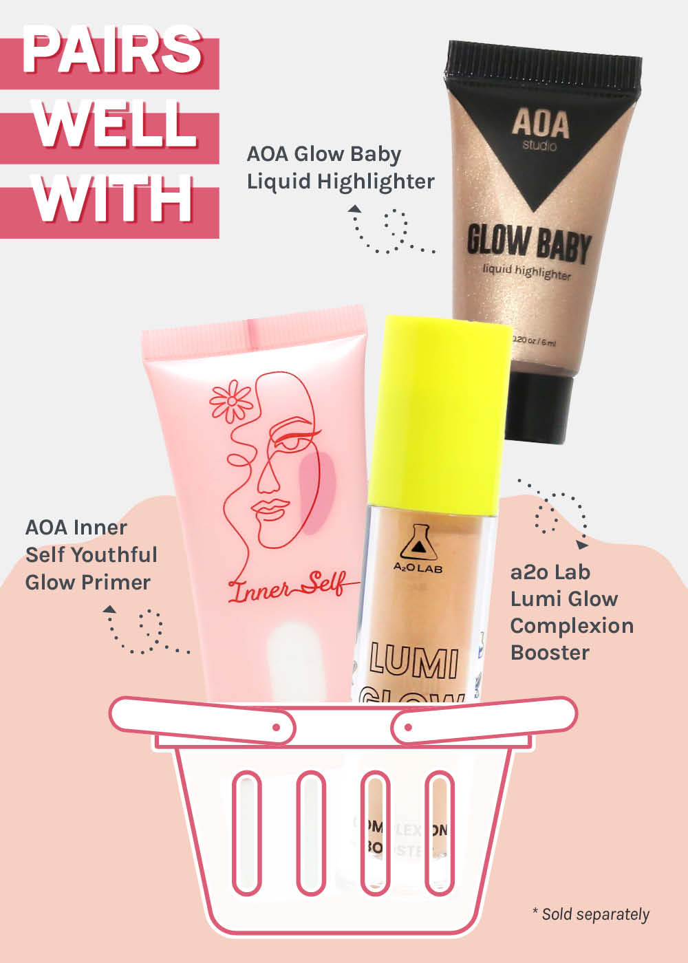 AOA SkinGlow Serum Blush