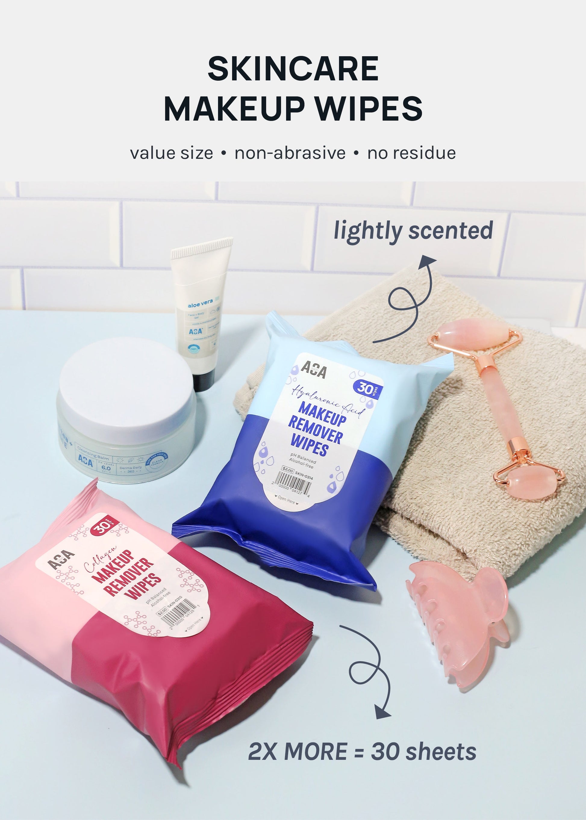 AOA Skin Makeup Remover Wipes
