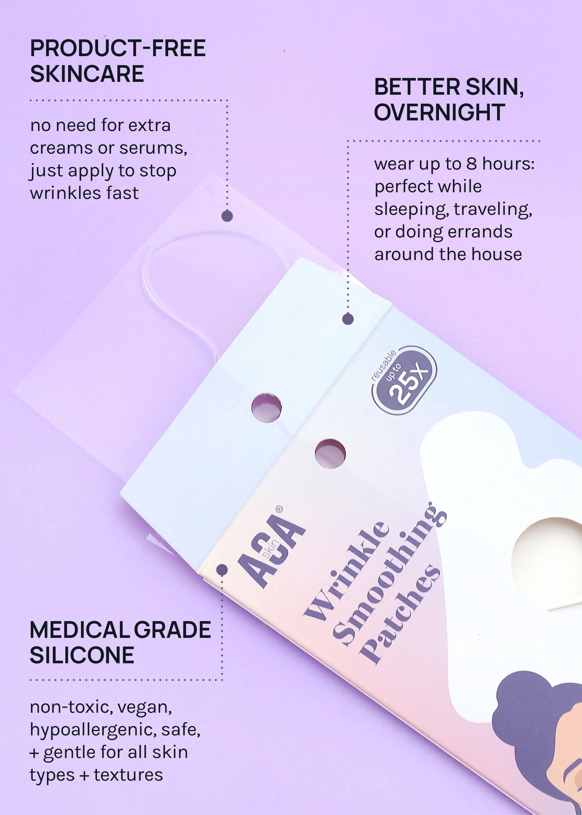 AOA Skin Wrinkle Smoothing Patches – Smile Line