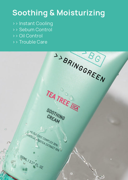 BRINGGREEN Tea Tree Soothing Cream 100ml