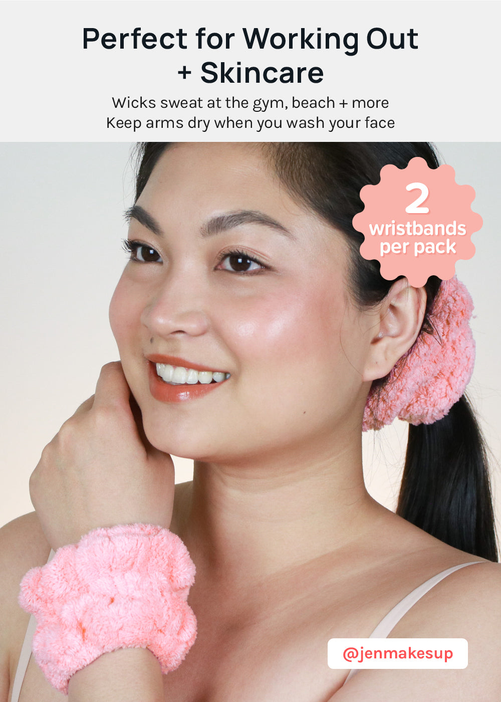 A+ Microfiber No-Drip Wristbands