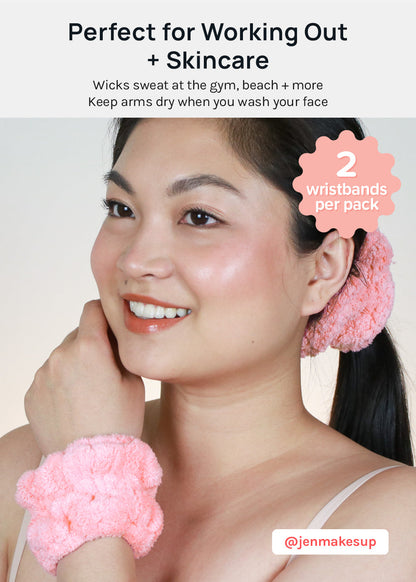 A+ Microfiber No-Drip Wristbands