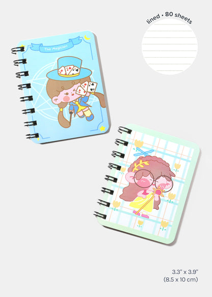 Official Key Items Lined Spiral Pocket Notebook – Girls