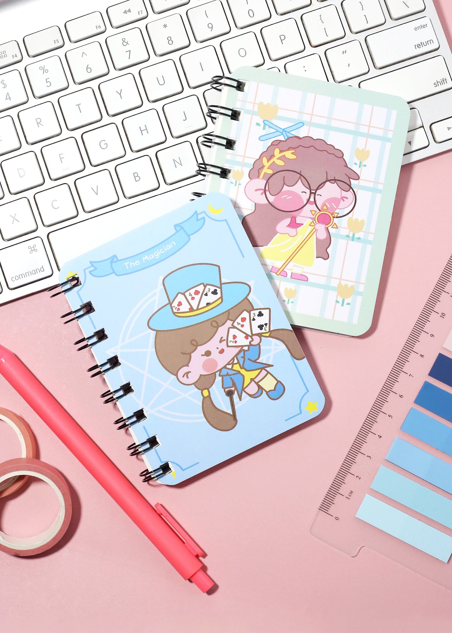 Official Key Items Lined Spiral Pocket Notebook – Girls