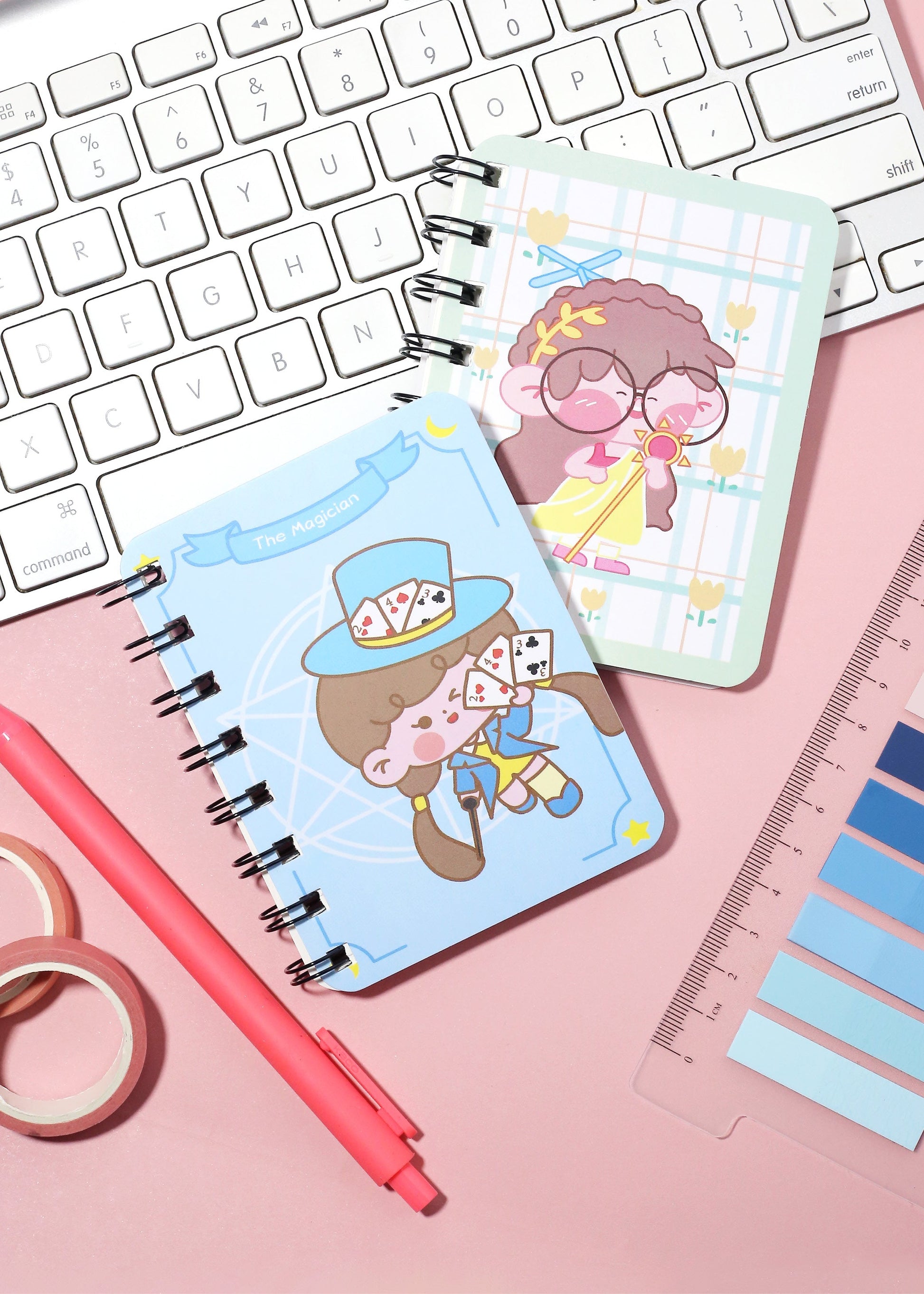 Official Key Items Lined Spiral Pocket Notebook – Girls