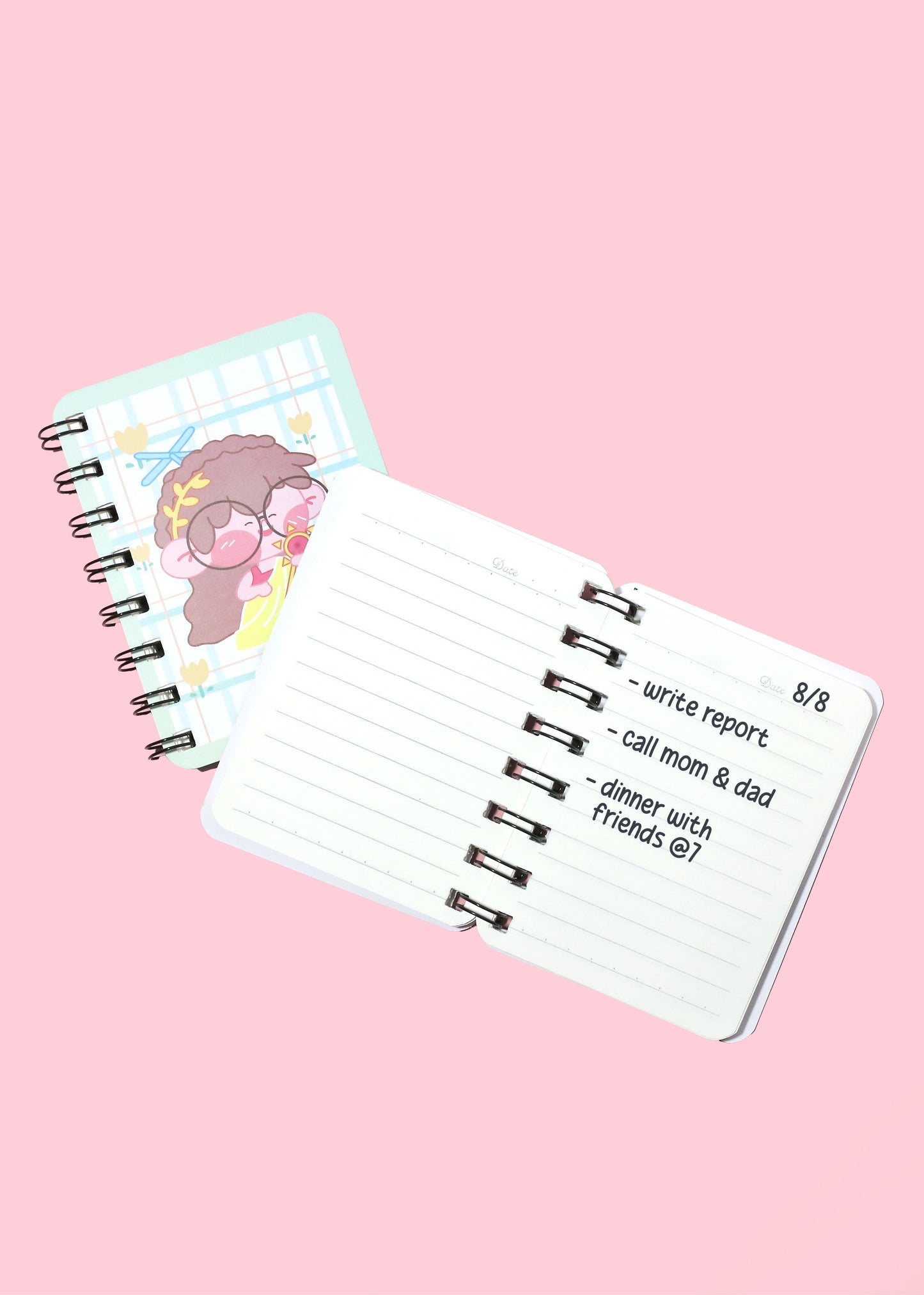 Official Key Items Lined Spiral Pocket Notebook – Girls