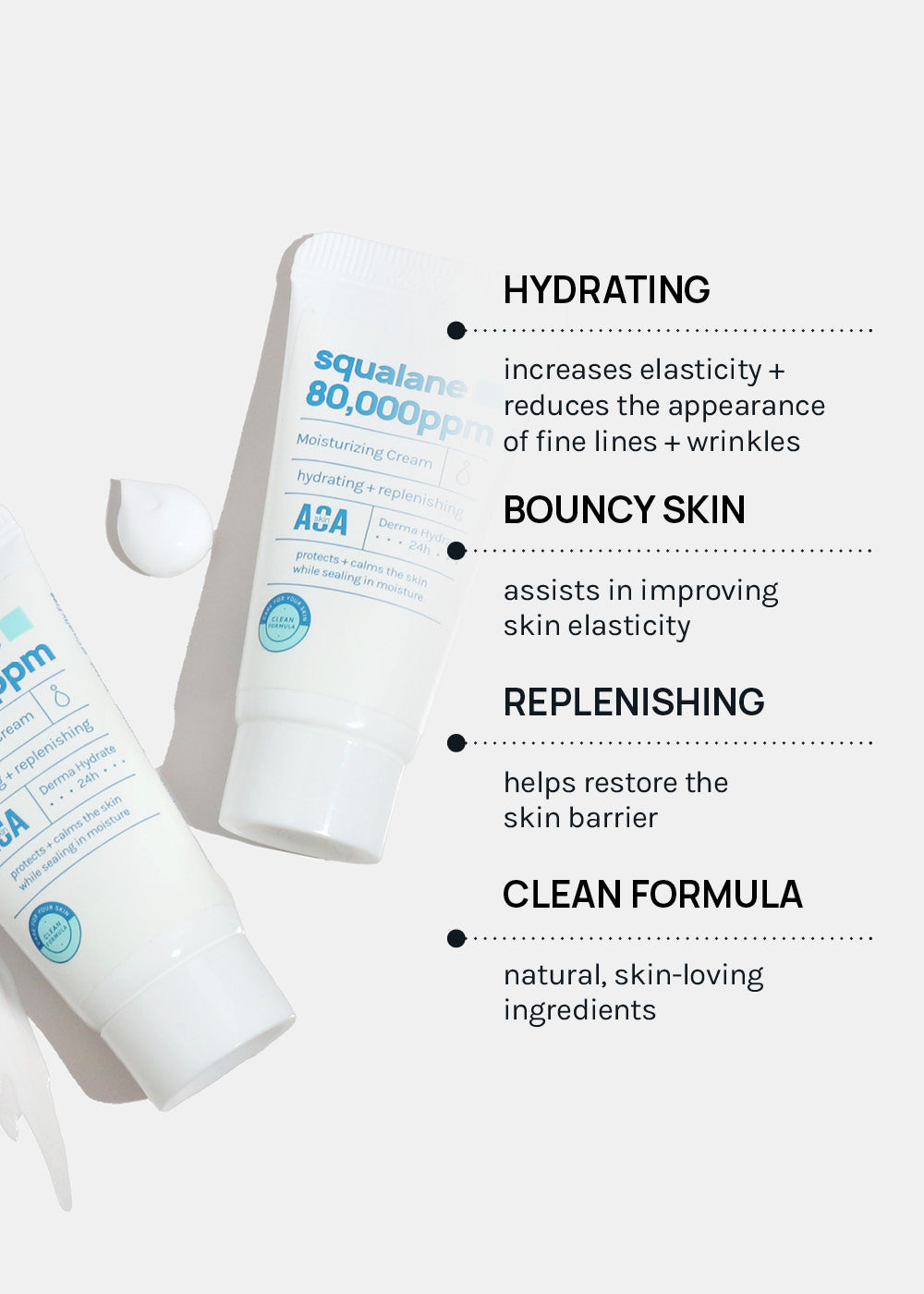 AOA Skin Squalane 80,000ppm Moisturizing Cream 20ml