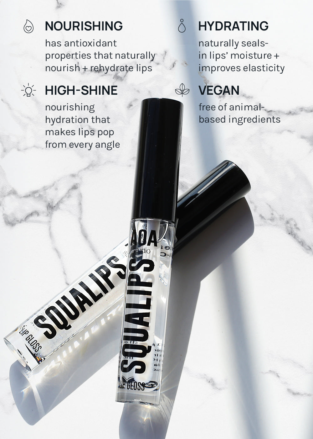 AOA Squalips Clear Lipgloss