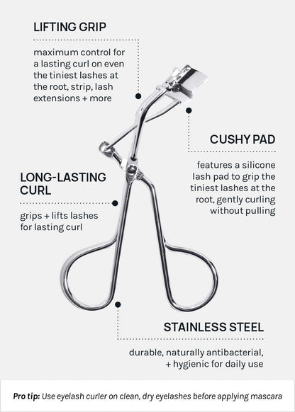 AOA Stainless Steel Eyelash Curler