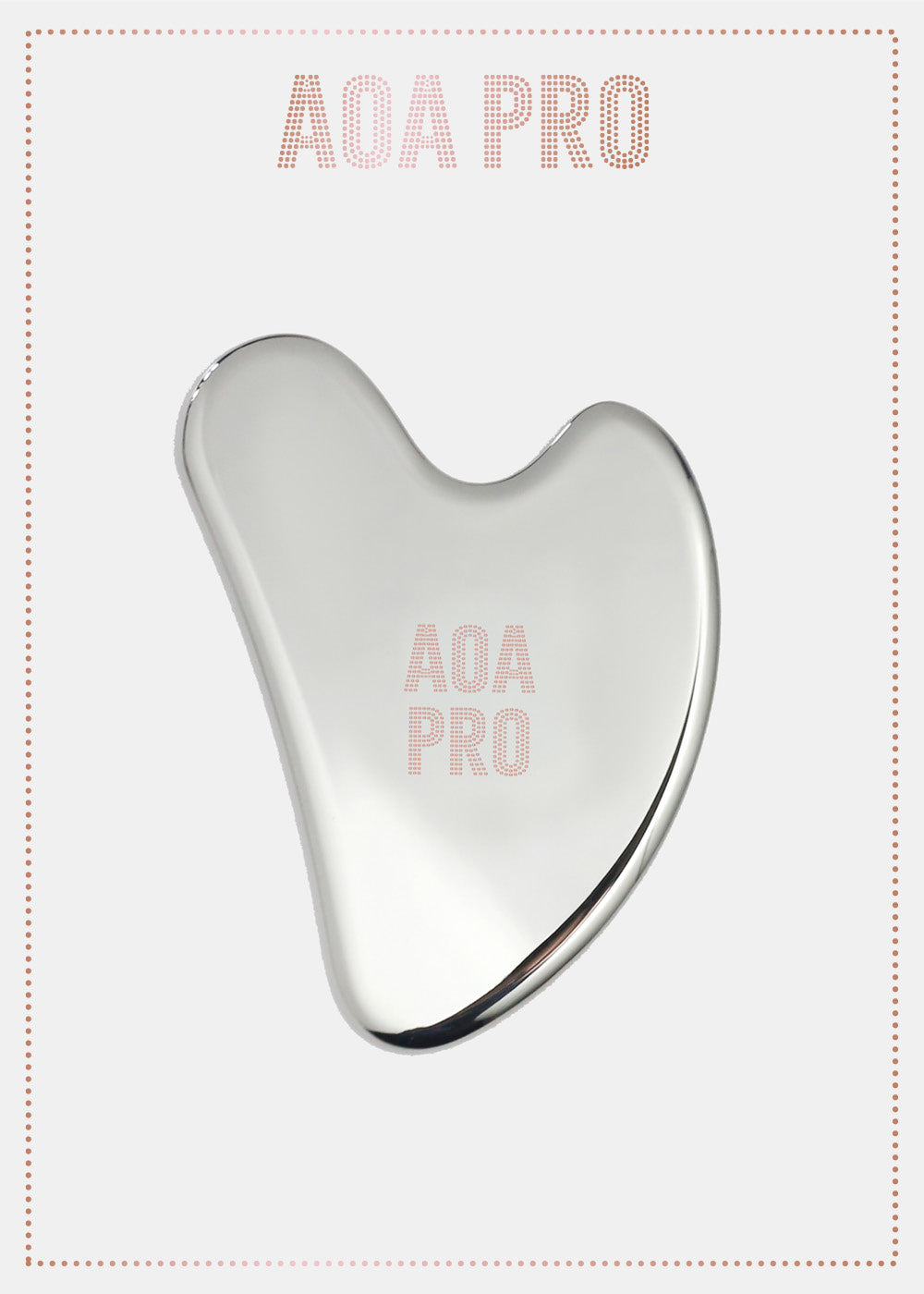 AOA Pro Stainless Steel Gua Sha Face Massager