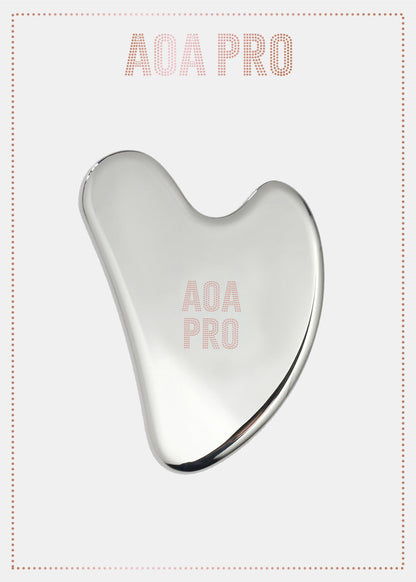 AOA Pro Stainless Steel Gua Sha Face Massager