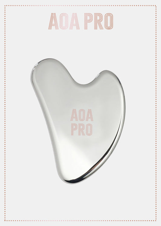 AOA Pro Stainless Steel Gua Sha Face Massager