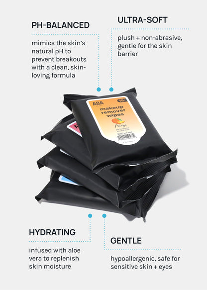 AOA Makeup Remover Wipes - Watermelon