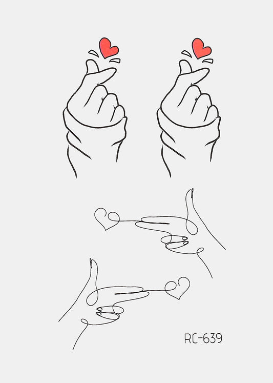 Tattoo - Finger Heart