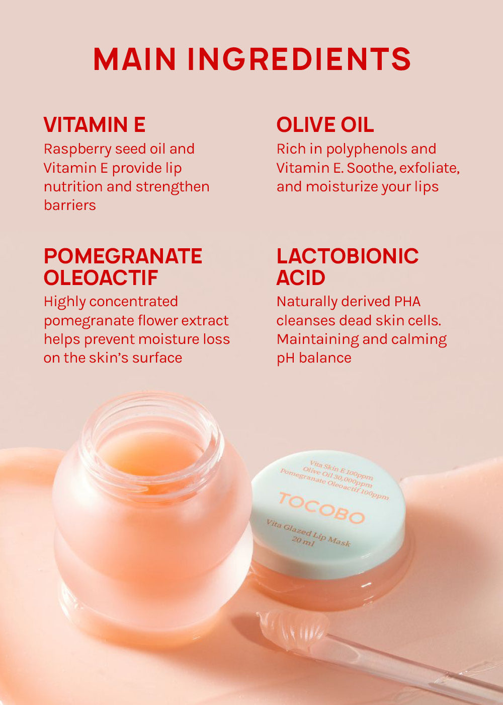 TOCOBO Vita Glazed Lip Mask 20ml