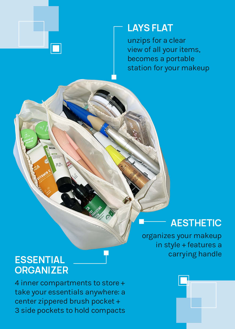 a2o Lab Travel Toiletry Bag