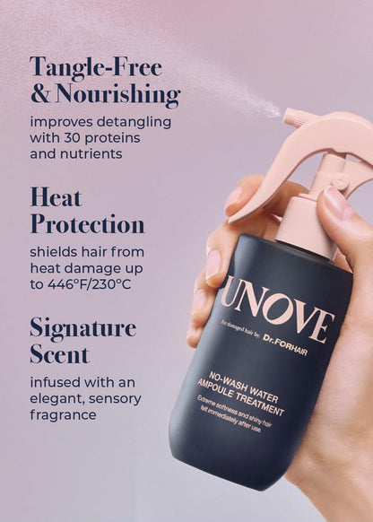 UNOVE No-Wash Water Ampoule Treatment 200ml