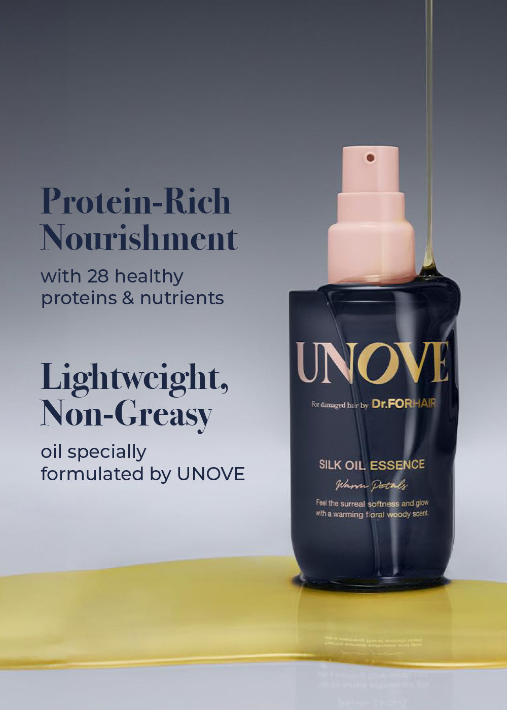 UNOVE Silk Oil Essence 70ml